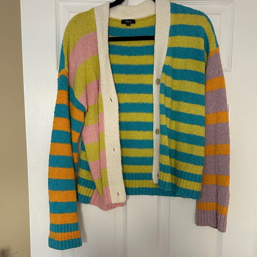 Rails Multicolor Striped Cardigan